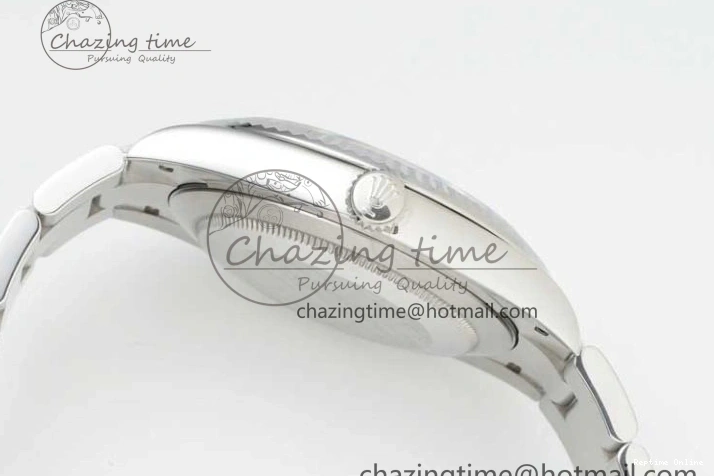 0128 Youthful DateJust 41 126334 NTF 1:1 Best Edition 904L Steel Black Stick Dial on Oyster Bracelet VR 2286